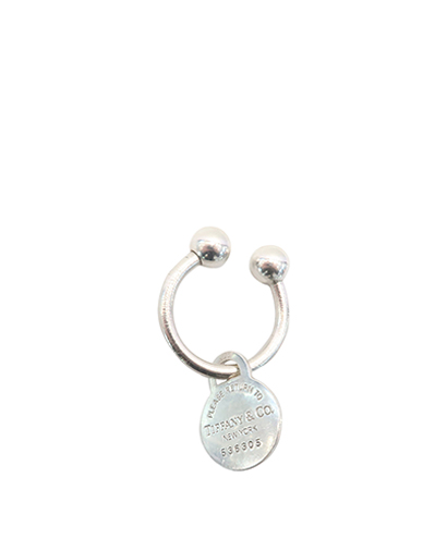 Tiffany Round Tag Key Ring, front view